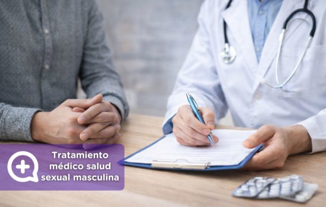 Tratamiento médico de la salud sexual masculina disfunción eréctil, libido y control eyaculatorio