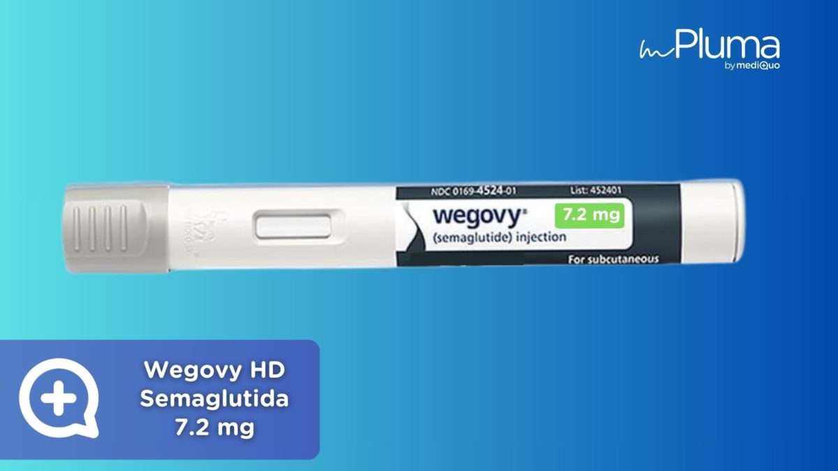 Wegovy HD (semaglutida 7.2 mg) el nuevo fármaco que promete superar el 20% de pérdida de peso y revoluciona el tratamiento de la obesidad