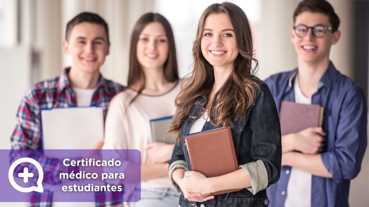 Estudiante internacional obteniendo certificado médico online para estudiar en España