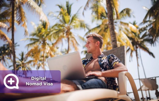 Remote worker getting medical certificate online for Spain Digital Nomad Visa application