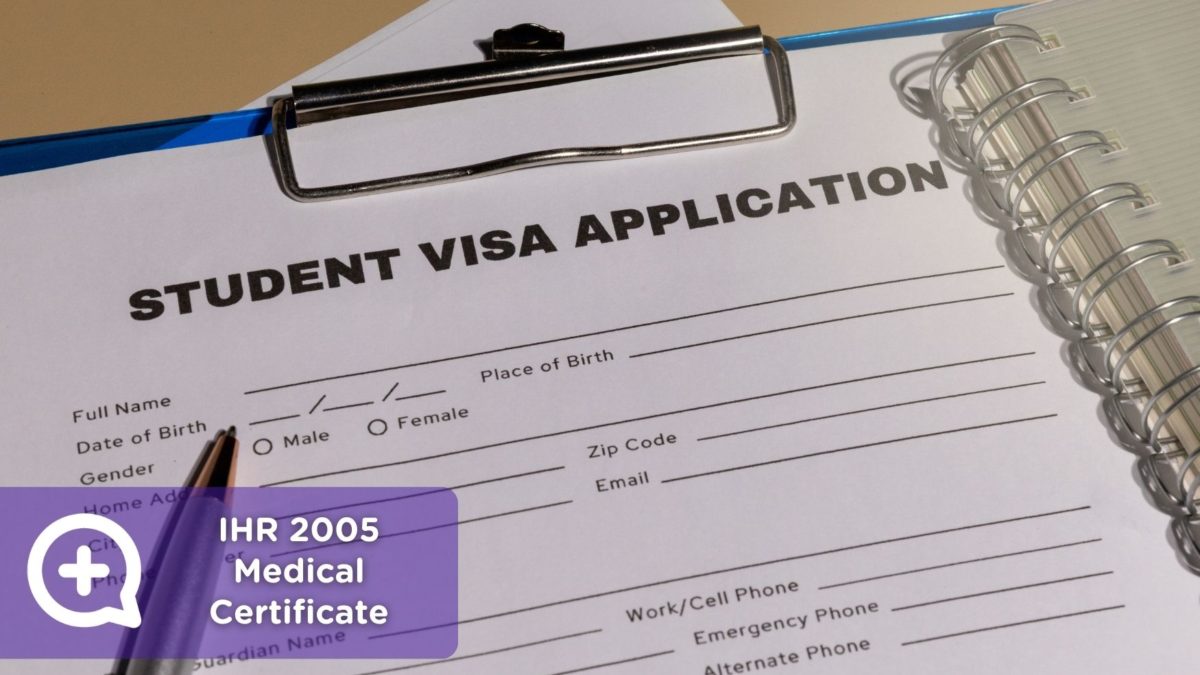 Doctor licensed in Spain issuing IHR 2005 compliant medical certificate online