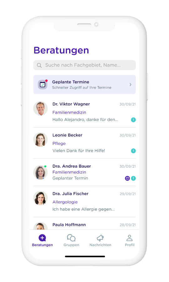 MediQuo DE - Patienten app